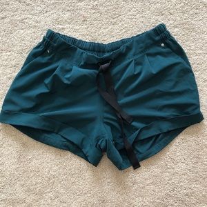 Lululemon Pine Green Shorts